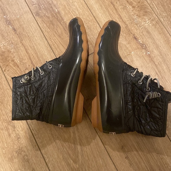 Sperry black duck boots - Picture 7 of 8